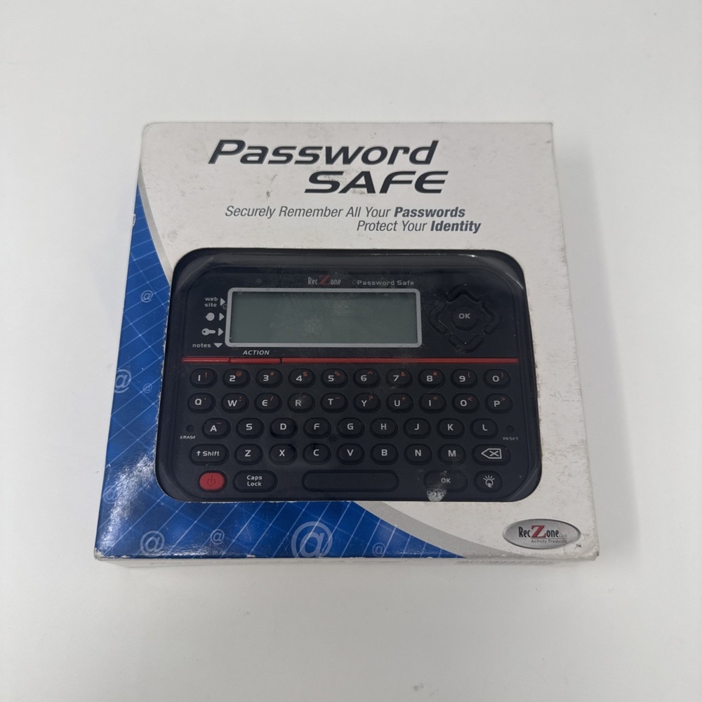 New Password Keeper Safe Vault Password Organizer RecZone Model 595